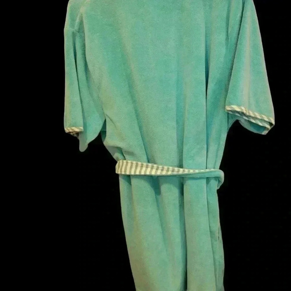 Jasmine Rose Intimates  Terry Cloth Short Bath Shower Pool Robe cover up L - Picture 4 of 6